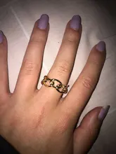 Anillos geométricos hueco redondo de Color dorado coreano para mujer y niña, anillo ajustable abierto cruzado, joyería sencilla