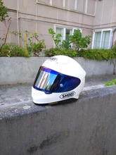 10 colores oro iridio de la motocicleta completa máscara visera estuche para gafas para SHOEI X14 X-14 Z7 CWR-1 NXR RF-1200 X-espíritu 3 máscara visera