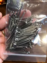 70 Uds GB91 de acero inoxidable pasador de chaveta M2.5 * 25