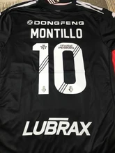 20-21 Camiseta de U de Chile homenaje al Tanque Campos Universidad de Chile tercera jerseys negro personalizar Montillo