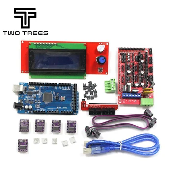 DRV8825 stepper driver module 2004 LCD controller with USB Mega 2560 R3 RAMPS 1.4 controller For 3D printer parts kit
DRV8825 stepper driver module 2004 LCD controller with USB Mega 2560 R3 RAMPS 1.4 controller For 3D printer parts kit