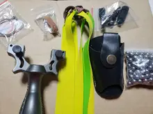 Tirachinas profesional de plástico ABS para caza, catapulta, tirachinas para exteriores, color negro