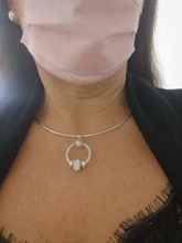 Colgante de Plata de Ley 925 con forma de cadena para mujer, accesorio Original de cadena de Cable, abalorio de plata 925, fabricación de joyas, gran oferta