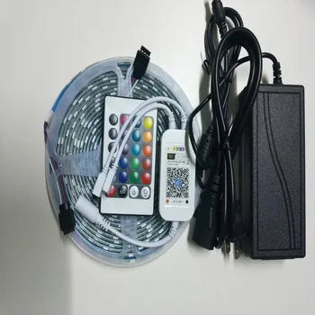 LED Strip Lights 300LED with Remote-16.4ft Waterproof Flexible Tape Lights,Wifi 5050 RGB LED Light Strips Kit
LED Strip Lights 300LED with Remote-16.4ft Waterproof Flexible Tape Lights,Wifi 5050 RGB LED Light Strips Kit