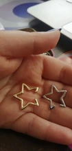 Estrella Color dorada brazalete de oído sin Piercing pendientes de Clip pendientes largos aretes pendientes mujer Boho Vintage falso cartílago pendiente para los hombres y las mujeres Earclip joyería