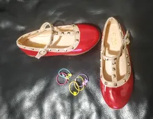 CCTWINS-zapatos de primavera para niños y niñas, calzado de fiesta con cierre de tuerca, color negro, planos blancos, G358