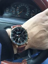 Reloj mecánico automático para hombre, Tourbillon, de negocios, de cuero, con calendario, Masculino