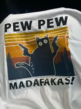 Graphic Tees Funny-Shirts Harajuku-Tops Print Loose Madafakas Crew-Neck Summer for Woman