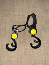 Accesorios para cochecito de bebé, gancho Universal, bolsa de carrito de bebé, ganchos de plástico de alta calidad, giratorios, 360 Uds.