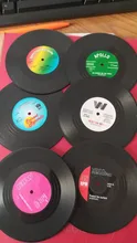 Drink Coaster Table-Mats Nonslip-Pads Coffee-Mug-Cup Vinyl Record Heat-Resistant Creative