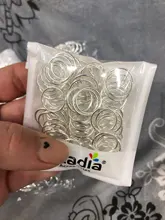 Conectores de anillo abierto y anillo dividido para trabillas individuales de Metal