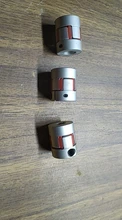 Acoplador de tres mandíbulas D20L25, eje flexible de aluminio D20 L25, conector de motor de acoplamiento BW, almohadilla de goma sólida 6/6,35/8/10 /mm