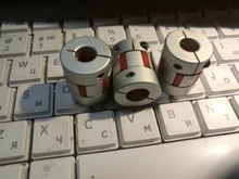 Acoplador de tres mandíbulas D20L25, eje flexible de aluminio D20 L25, conector de motor de acoplamiento BW, almohadilla de goma sólida 6/6,35/8/10 /mm