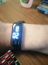 Reloj electrónico LED para hombre y mujer, deportivas luminosas con Sensor, a la moda, #45