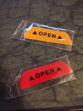 4 unids/set Puerta de coche pegatinas Universal de la seguridad advertencia Mark abierto alta reflectante cinta de la seguridad de la conducción tiras reflectantes