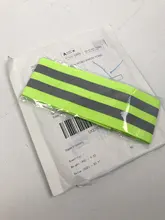 Bandas reflectantes elásticas para brazo, pierna y correa de tobillo, reflectante de seguridad, cintas de correa para correr por la noche, caminar y ciclismo, 2 uds.