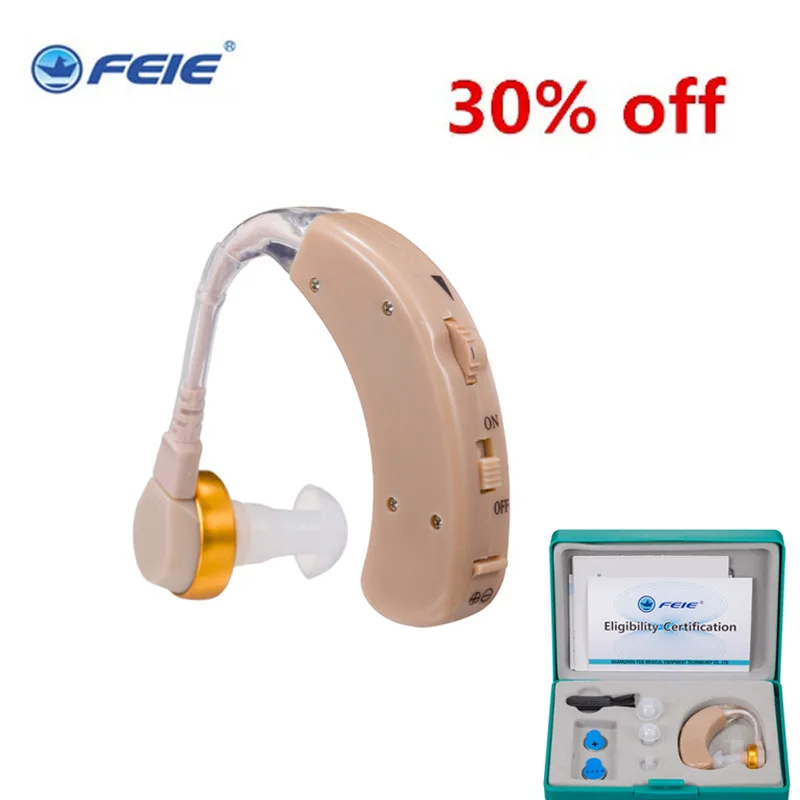 

FEIE Ear AmplifierAaparat Analog Hook Hearing Aids The Ear Listens S-520 Adjustable Tone Sound Enhancer Medical Equipment