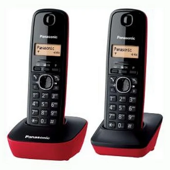 

Wireless Phone Panasonic Corp. KX-TG1612SPR DECT Negro (2 Pcs)