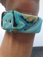 Correa deportiva de silicona de 20mm con estampado de flores para Samsung Galaxy Watch Active2, 42mm Gear S2 S3 Amazfit GTS Huawei GT