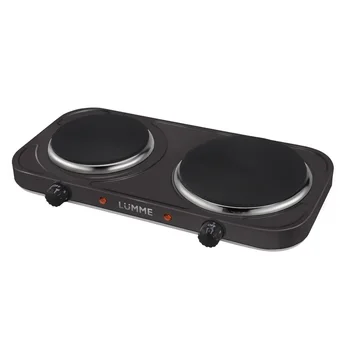Stove-top Lumme lu-3623 2 конфорки D = 15,5 and 18,5 cm, cast iron, 3000 W
Stove-top Lumme lu-3623 2 конфорки D = 15,5 and 18,5 cm, cast iron, 3000 W