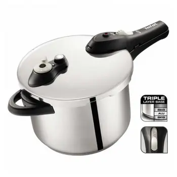 Pressure cooker Tefal P25007 6 L Stainless steel (ø 22 cm) 
Pressure cooker Tefal P25007 6 L Stainless steel (ø 22 cm)