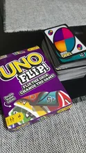 ¡Mattel UNO: Flip! Kartenspiel tabla divertida juego de diversión multijugador jugando juguetes tarjeta de juegos y UNO Juguetes