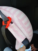 Almohadilla de algodón suave para reposacabezas de asiento de coche para niños, cojín de soporte de hombro, almohada de dormir de alta calidad, almohada de cuello para coche, 1 unidad