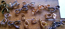 50 unids/lote 5x14mm 6x17mm 8x20mm 7 colores colgantes plateados broches conectores cuentas de cobre cuentas de bola hallazgos de joyería
