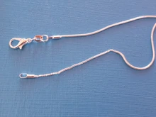 ¡10 unids/lote promoción! Collar de plata de ley 925 al por mayor, joyería fina de plata Cadena de serpiente collar de 1mm 16 18 20 22 24