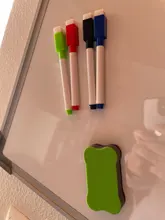 Magnético semanal planificador mensual de seco borrar pizarra nevera pegatina boletín placa 297MM * 420MM Tamaño de regalo 4 Pen 1 goma de borrar