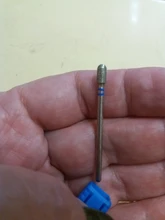 ASWEINA-brocas de diamante para uñas, 1 Uds., estilo cónico, 3,5mm de diámetro, máquina de manicura eléctrica, accesorios para uñas