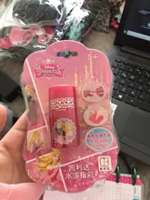 Disney-esmalte de uñas soluble en agua, juguetes para juego de imitación, maquillaje para niños y niñas, juguete para regalo