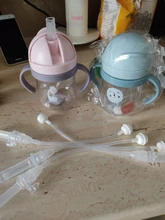 Botella de alimentación de bebé de 250ML, vaso de silicona a prueba de fugas para niños, vasos de paja con dibujos animados, recipientes con mango