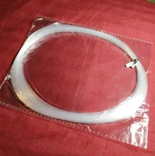 Hilo de nailon transparente de 1mm de diámetro, hilo de pesca no elástico, para abalorios, joyería, HK197, 0,4, 0,5, 0,6, 0,7, 0,8