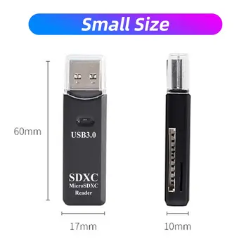 2 IN 1 Card Reader USB 3.0 Micro SD TF Card Memory Reader High Speed Multi-card Writer Adapter Flash Drive Laptop Accessories
2 IN 1 Card Reader USB 3.0 Micro SD TF Card Memory Reader High Speed Multi-card Writer Adapter Flash Drive Laptop Accessories