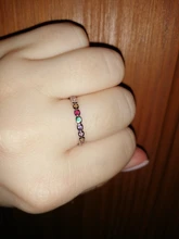 BISAER-anillo abierto Simple de Plata de Ley 925, anillos de dedo de la suerte, Circonia cúbica colorida para mujer, plata fina 925, regalo de joyería ECR714