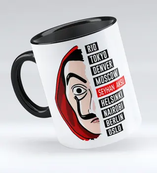 Personalized La Casa De Papel Black Mug Cup-19 
Personalized La Casa De Papel Black Mug Cup-19