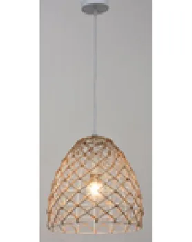 Ceiling lamp. Pendant. LIGHT BULB E27 60W. METAL AND ROPE. WHITE COLOR. Ref.1003
Ceiling lamp. Pendant. LIGHT BULB E27 60W. METAL AND ROPE. WHITE COLOR. Ref.1003