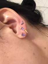 Aide-pendientes de plata de ley 925 con Circonia cúbica, pendientes de tuerca con diseño de flor de cristal, para mujeres y niñas