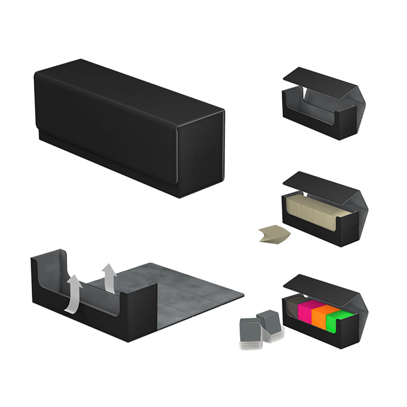 PU Leather Card Deck Case Divider-trading Card Baseball Card Storage Box Deck Boxes Cards Collections Holds Up To 400 Cards
PU Leather Card Deck Case Divider-trading Card Baseball Card Storage Box Deck Boxes Cards Collections Holds Up To 400 Cards