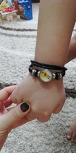 Pulsera trenzada de varias capas para niños, brazalete de cuero trenzado, con diseño de estrella de juguete