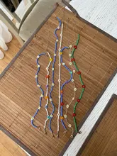 HangZhi-flores acrílicas de Margarita para mujer y niña, dulces y coloridas, coreanas, bohemio con cuentas collares de clavícula, joyería 2020