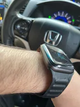 Correa de cuero para Apple watch, correa de 44mm, 40mm, 38mm, 42mm, 1:1, Original, con lazo magnético, iWatch seires 5 4 SE 6