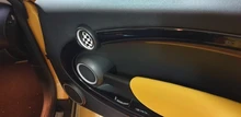 Uds 3D epoxi de cristal Interior del coche tirar adhesivo de manija para BMW MINI COOPER R56 R55 R60 R61 compatriota F55 F56 F60 estilo de coche