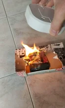 Detector de humo inalámbrico para seguridad del hogar, sistema de alarma con sensor de vida inteligente, RF, 433MHz