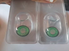 2 unids/par lentes de contacto de Color ojo Vika tricolor serie de lentes de contacto de Color de lente de contacto para los ojos de lentes de contacto