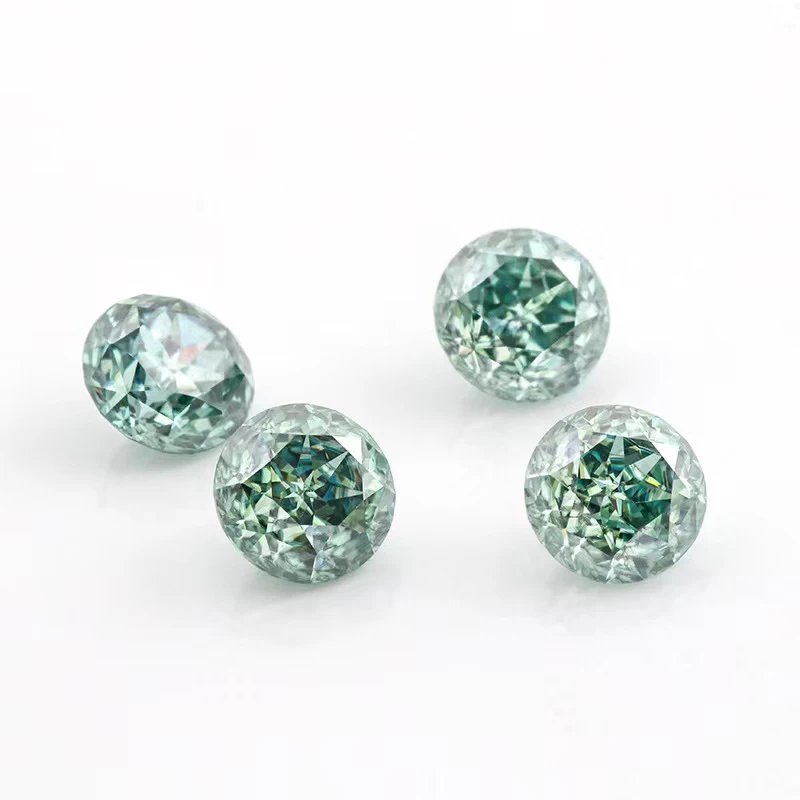 Blue Green Color Jubilee Cut Round Moissanite Loose Stones 0.4-4ct Certificated Lab Grown Moissanite Gemstone for Diy Jewelry
Blue Green Color Jubilee Cut Round Moissanite Loose Stones 0.4-4ct Certificated Lab Grown Moissanite Gemstone for Diy Jewelry