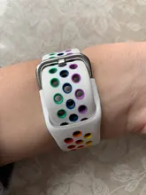 Correa para Apple watch 6, 40mm, 44mm/42mm/38mm, accesorios, correa de silicona, pulsera deportiva iWatch series 6 Se 5 4 3 2 1