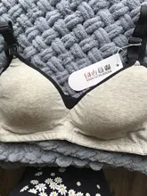 Gris sostenes de maternidad lactancia algodón embarazada lactancia materna embarazo ropa interior de las mujeres Sujetador de lactancia