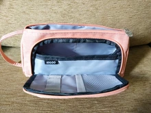 Estuche escolar, estuche disponible en 20 colores, con gran capacidad para almacenar bolígrafos, lápices y material escolar